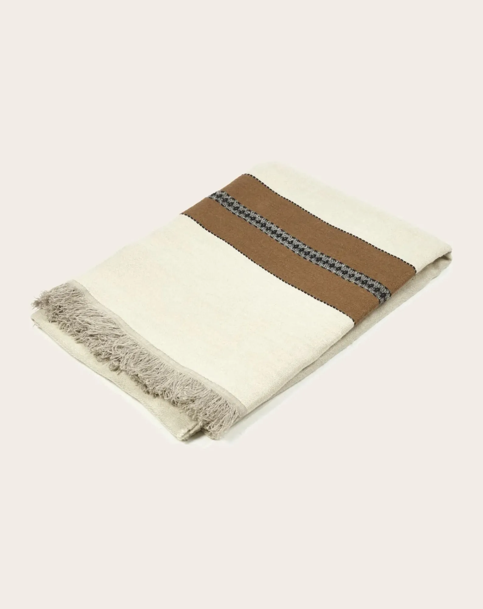 Libeco Plaids, Couvertures-Etienne Throw Beige