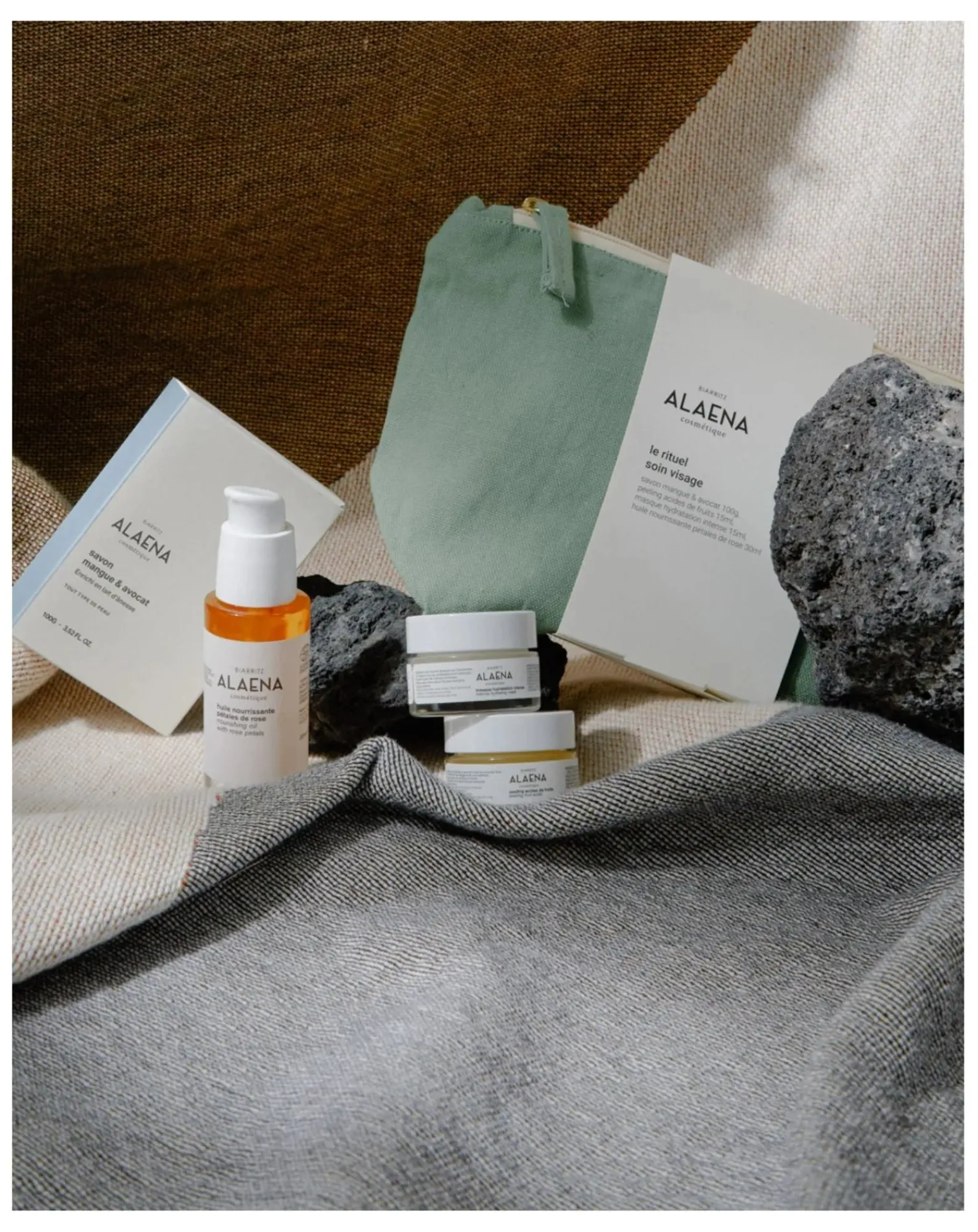 Alaena Soins Du Visage-Face Skincare Routine Gift Pouch Non teinté