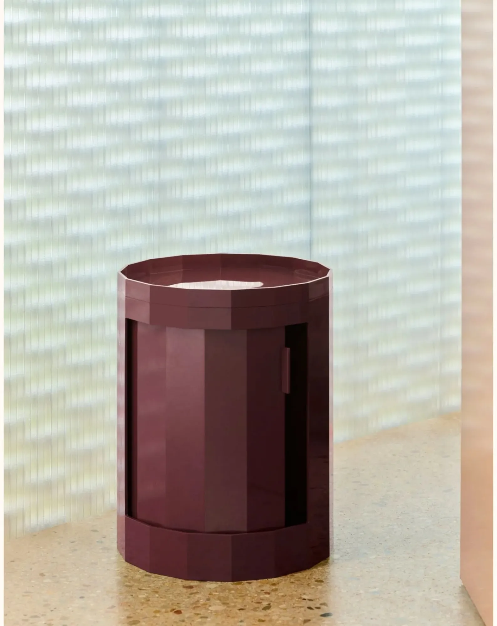 Hay Tables, Bureaux-Facet storage unit H49 cm Burgundy