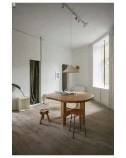 Frama Tables, Bureaux-Farmhouse Irregular Shape Wooden Table Chêne