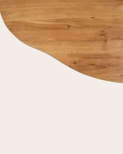Frama Tables, Bureaux-Farmhouse Irregular Shape Wooden Table Chêne