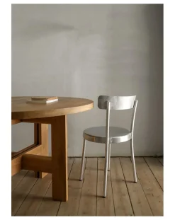 Frama Tables, Bureaux-Farmhouse Round Wooden Table Chêne