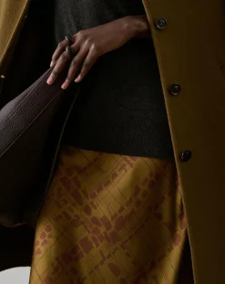 Soeur Vestes, Manteaux-Faubourg Wool Coat Caramel