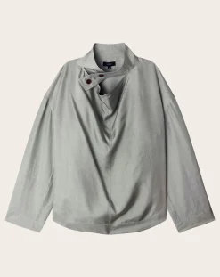 Soeur Blouses, Chemises-Felicite Silk Blouse Bleu Glacier