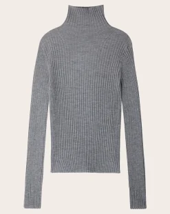 Soeur Pulls, Gilets-Filao Merino Wool Sweater Gris chiné