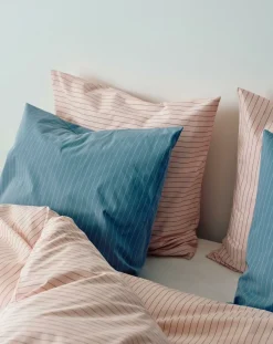 Hay Coussins|Coussins-Fineline pillowcase Bleu