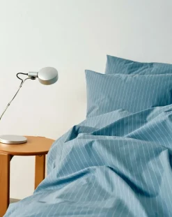 Hay Coussins|Coussins-Fineline pillowcase Bleu