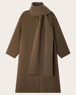 Soeur Vestes, Manteaux-Finn Wool Coat Beige