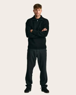 S.N.S Herning Pulls, Gilets-Fisherman Wool Sweater Noir