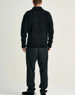 S.N.S Herning Pulls, Gilets-Fisherman Wool Sweater Noir