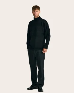 S.N.S Herning Pulls, Gilets-Fisherman Wool Sweater Bleu marine