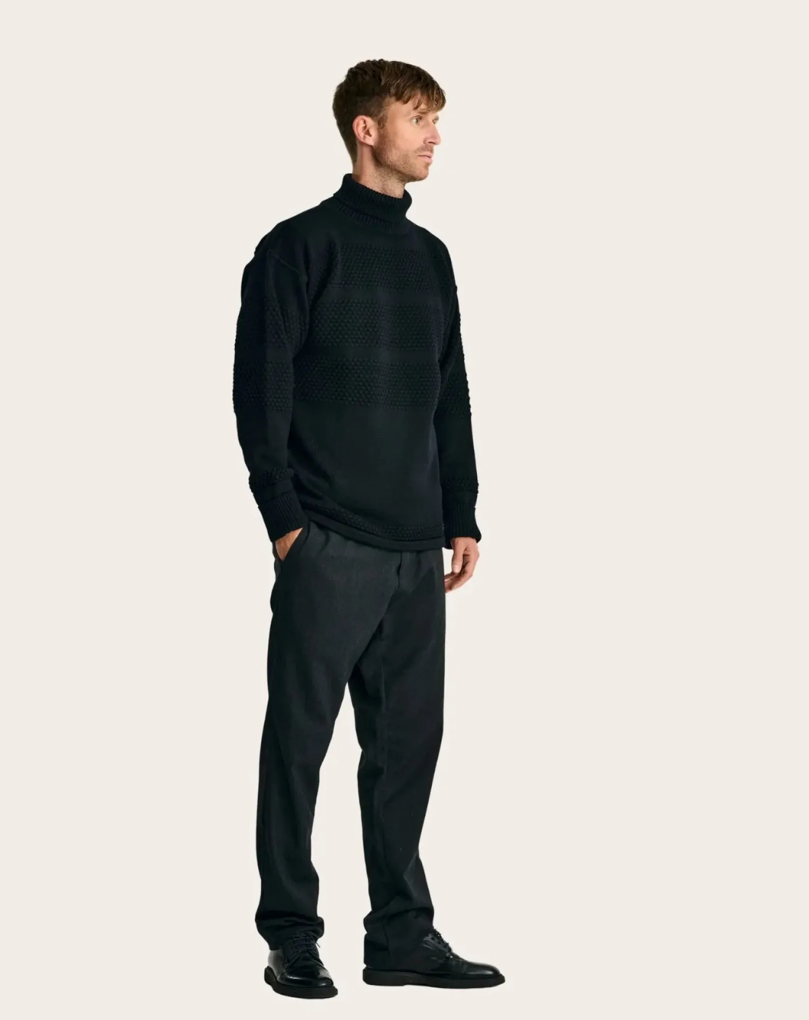 S.N.S Herning Pulls, Gilets-Fisherman Wool Sweater Bleu marine