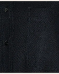 Pomandère Blouses, Chemises-Flannel Overshirt Bleu marine