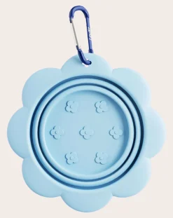 Jampy Accessoires Animaux-Flower transport bowl Bleu ciel