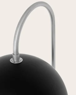 & Tradition Lampadaires-Flowerpot VP12 floor lamp, Verner Panton Noir mat