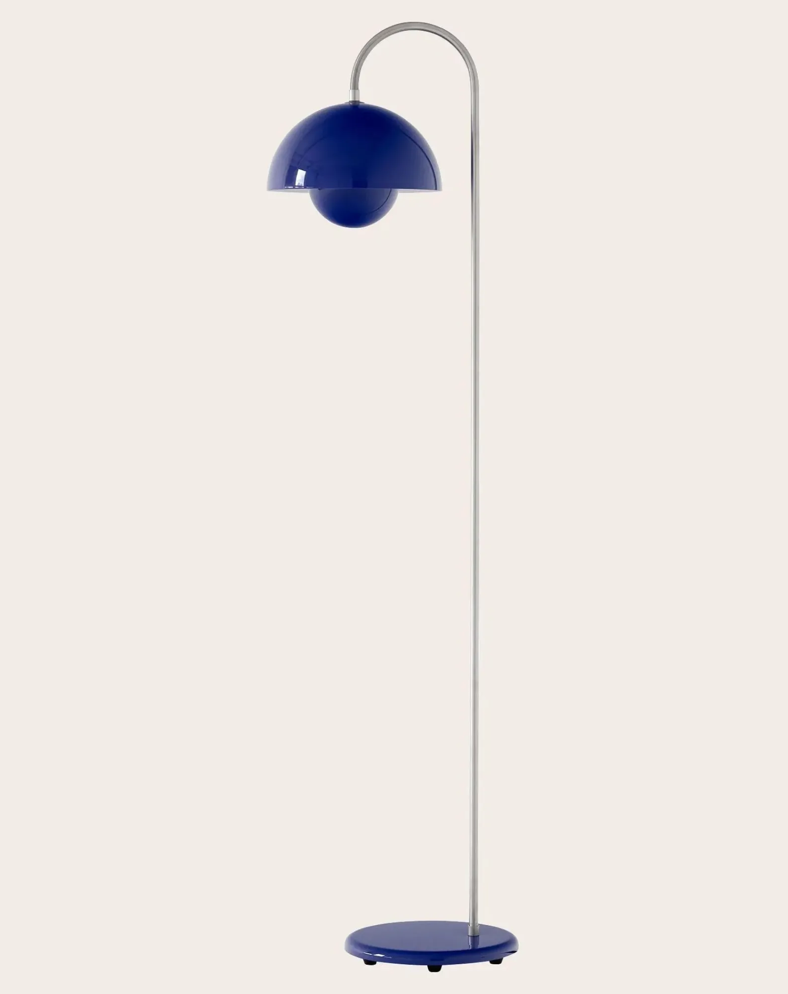 & Tradition Lampadaires-Flowerpot VP12 floor lamp, Verner Panton Cobalt