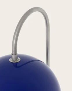 & Tradition Lampadaires-Flowerpot VP12 floor lamp, Verner Panton Cobalt