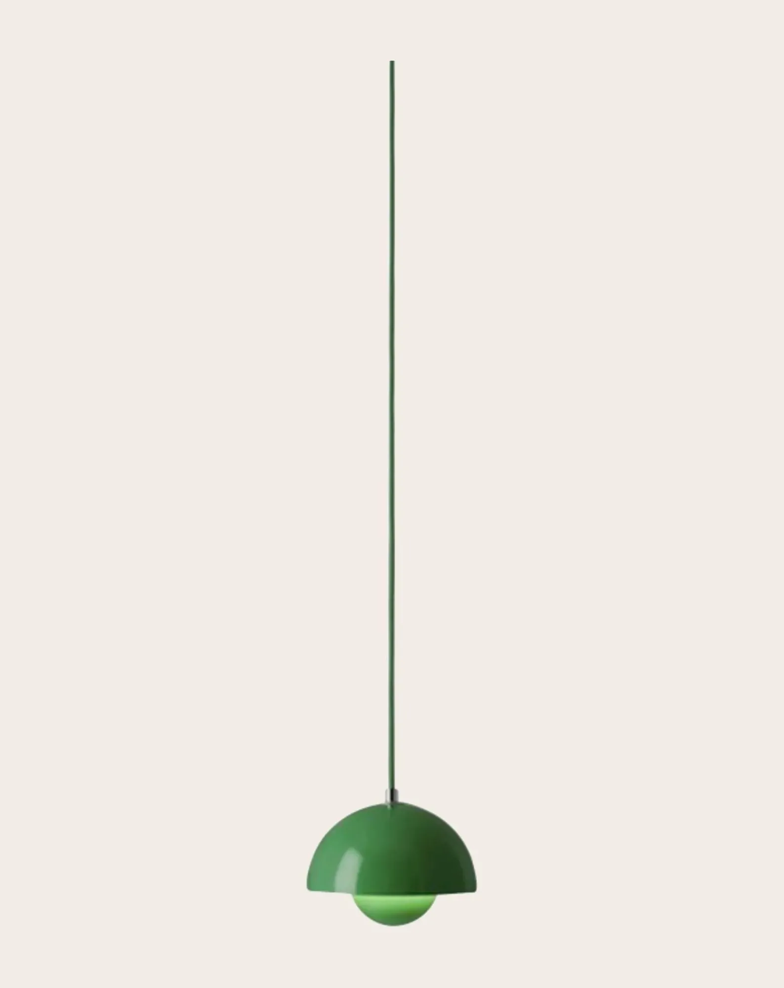 & Tradition Suspensions-Flowerpot VP10 suspension lamp, Verner Panton Vert