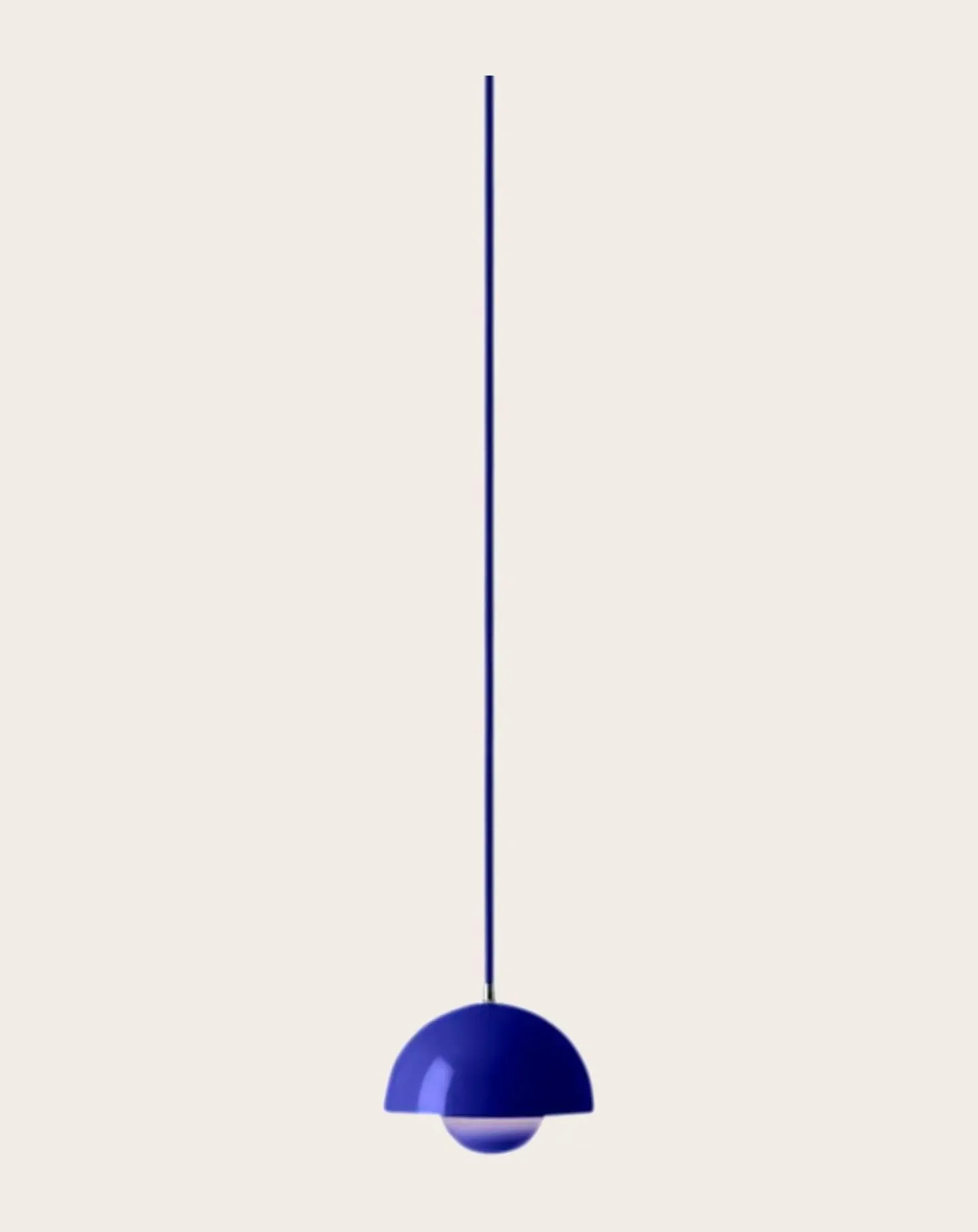 & Tradition Suspensions-Flowerpot VP10 suspension lamp, Verner Panton Bleu