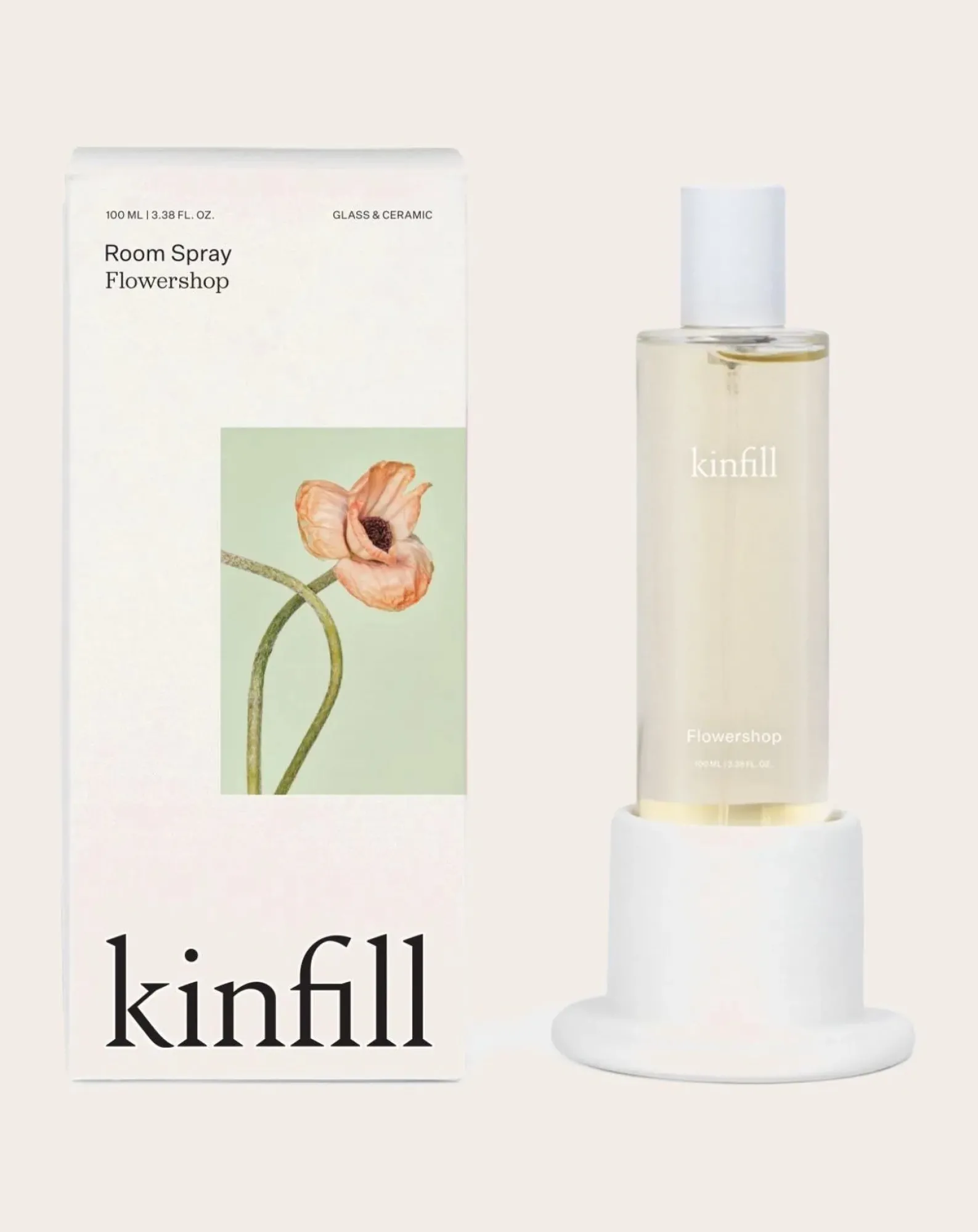 Kinfill Bougies, Senteurs-Flowershop Interior Spray Transparent