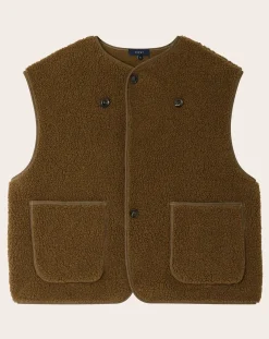 Soeur Vestes, Manteaux-Floyd Sleeveless Jacket Kaki