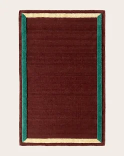 & Tradition Tapis-Framed Rug Bordeaux