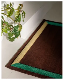 & Tradition Tapis-Framed Rug Bordeaux