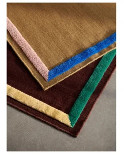 & Tradition Tapis-Framed Rug Bordeaux