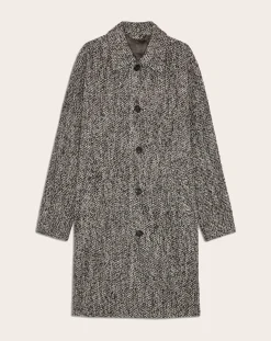 NN.07 Vestes, Manteaux-Franco 8439 Coat Wool Gris