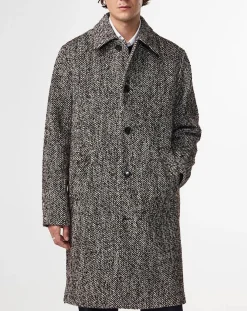 NN.07 Vestes, Manteaux-Franco 8439 Coat Wool Gris