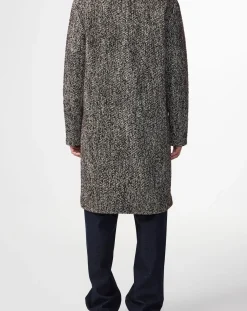 NN.07 Vestes, Manteaux-Franco 8439 Coat Wool Gris