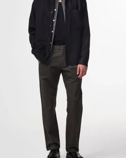 NN.07 Chemises-Freddy 1630 Recycled Wool Shirt Noir