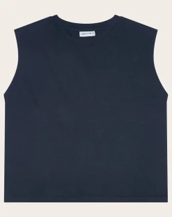 Smallable Woman Tee-Shirts, Tops-Freja organic cotton sleeveless T-shirt Noir