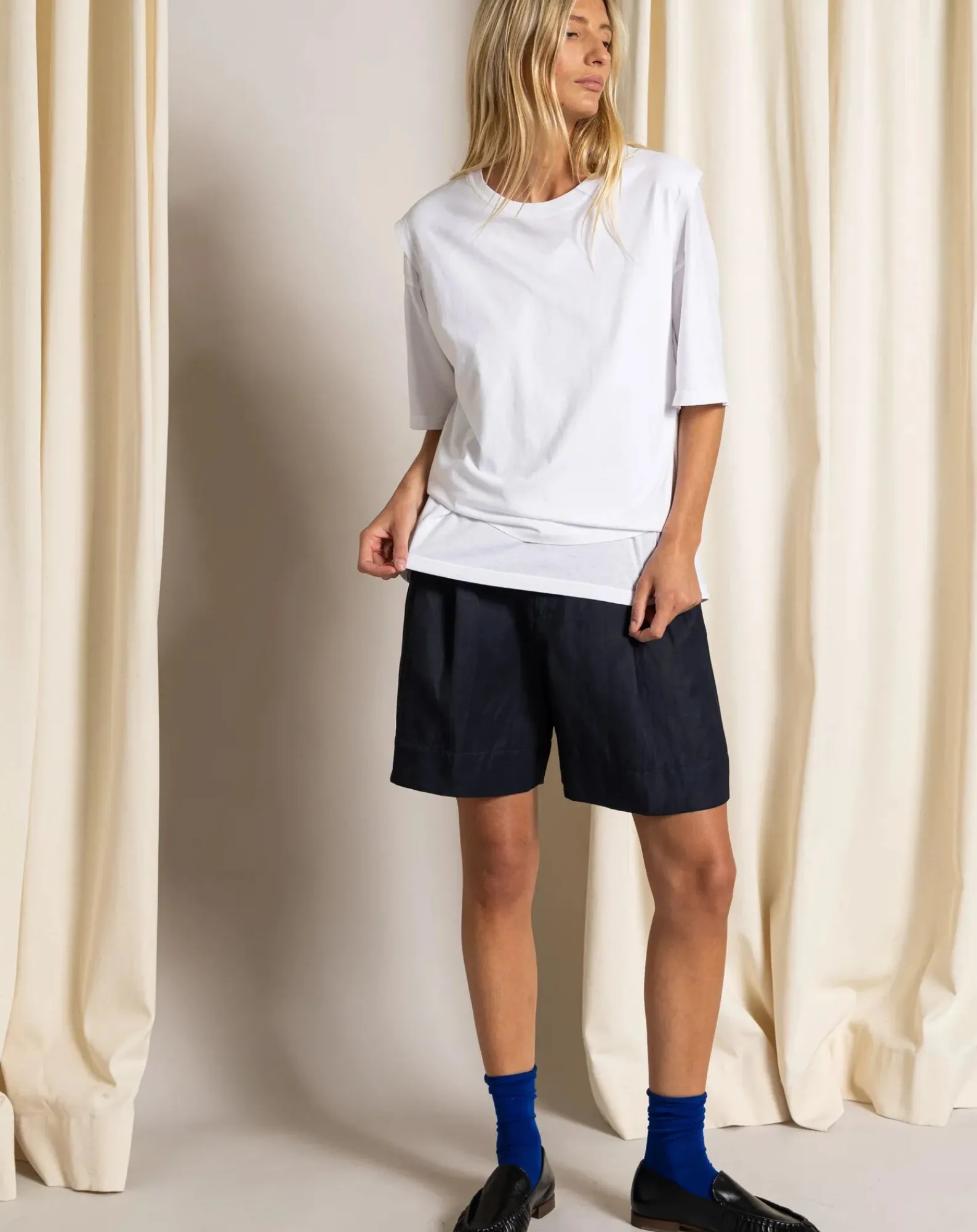 Smallable Woman Tee-Shirts, Tops-Freja organic cotton sleeveless T-shirt Blanc