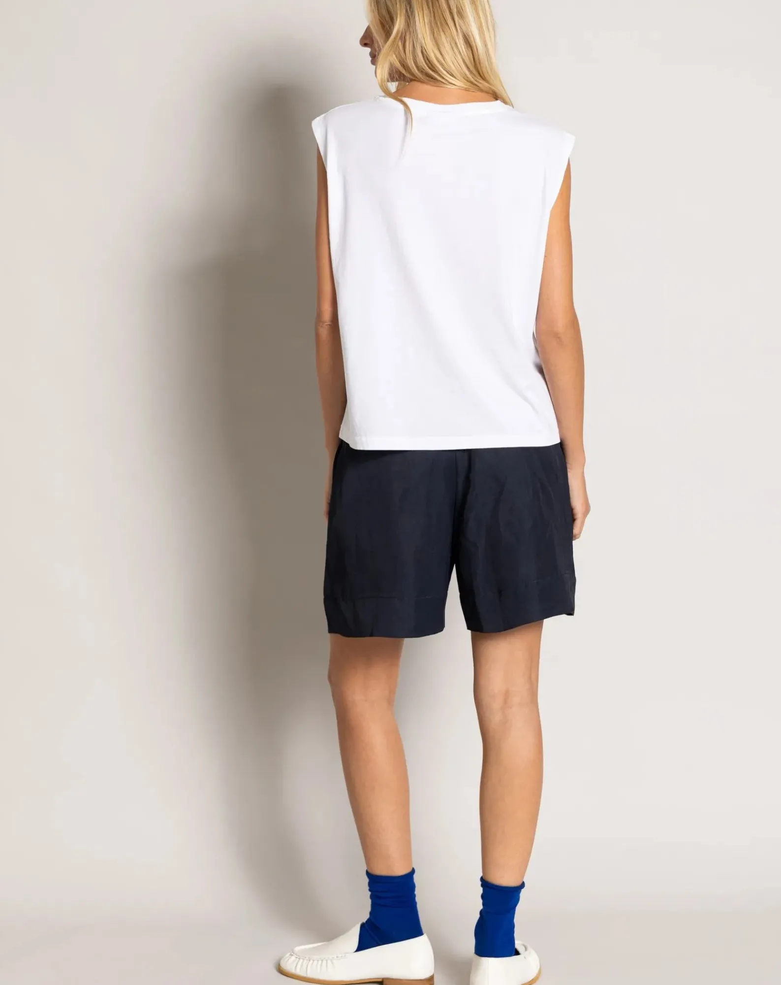 Smallable Woman Tee-Shirts, Tops-Freja organic cotton sleeveless T-shirt Blanc