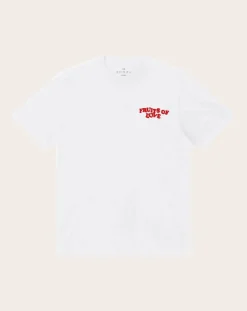 Edwin Tee-Shirts, Polos-Fruits Of Love TS Cotton short-sleeve T-shirt Blanc