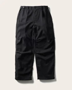 Snow Peak Pantalons, Jeans-Gabardine Wool Pants Noir