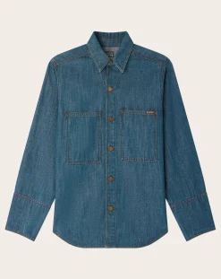 Soeur Blouses, Chemises-Garance Denim shirt Bleu