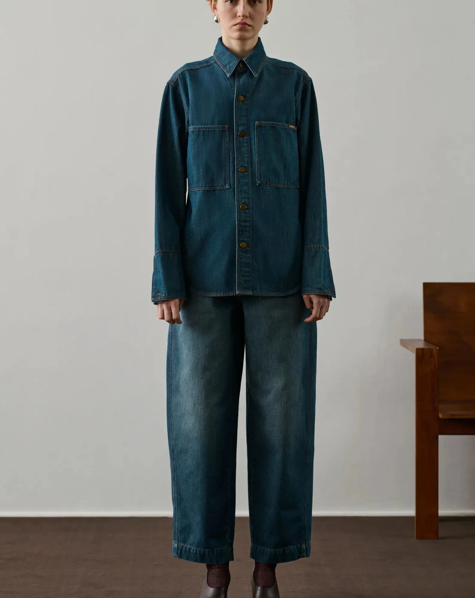 Soeur Blouses, Chemises-Garance Denim shirt Bleu