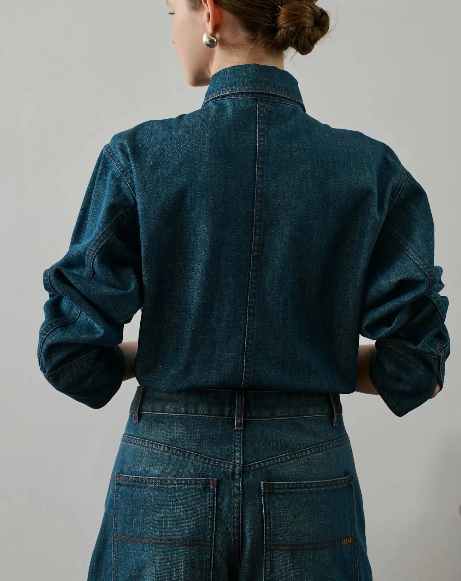 Soeur Blouses, Chemises-Garance Denim shirt Bleu