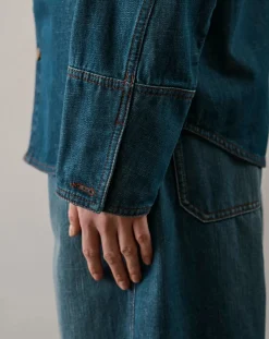 Soeur Blouses, Chemises-Garance Denim shirt Bleu