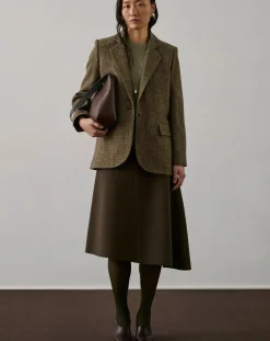 Soeur Robes, Jupes-Geneva skirt Wool Brun kaki