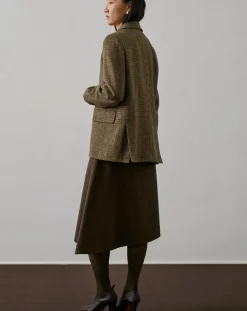 Soeur Robes, Jupes-Geneva skirt Wool Brun kaki