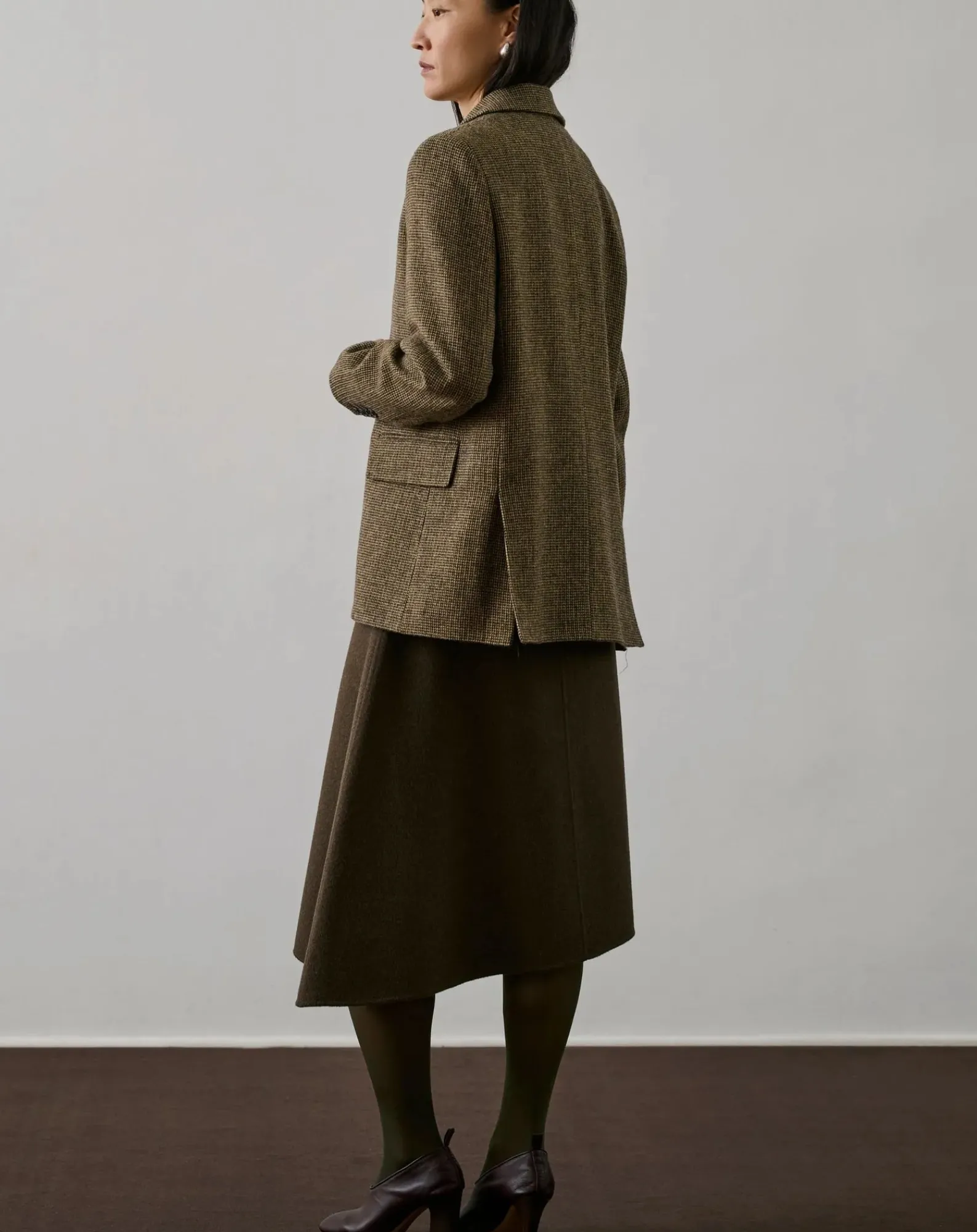 Soeur Robes, Jupes-Geneva skirt Wool Brun kaki