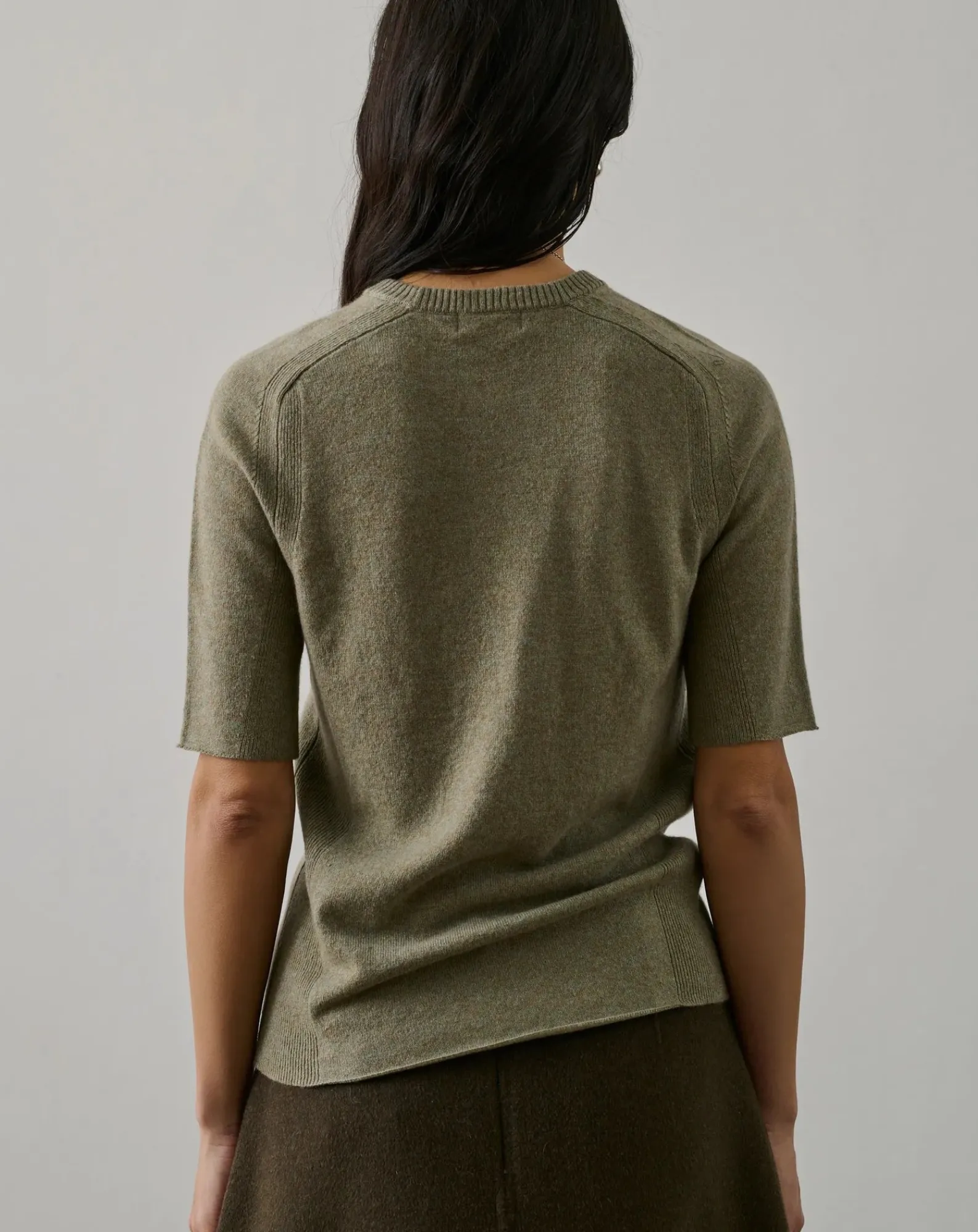 Soeur Robes, Jupes-Geneva skirt Wool Brun kaki