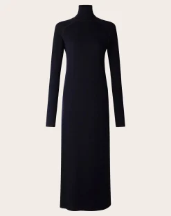 Soeur Robes, Jupes-Georgia Dress Virgin Wool Bleu marine