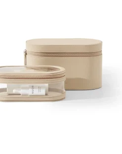 Nuori Coffrets-Getaway Toiletry Bag Set Nude