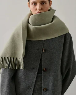 Soeur Echarpes, Foulards-Gilda Wool Scarf Sauge