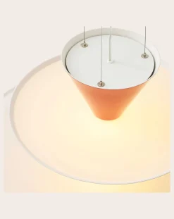 & Tradition Suspensions-Gio LN15 suspension lamp, Luca Nichetto Rouge vermillon