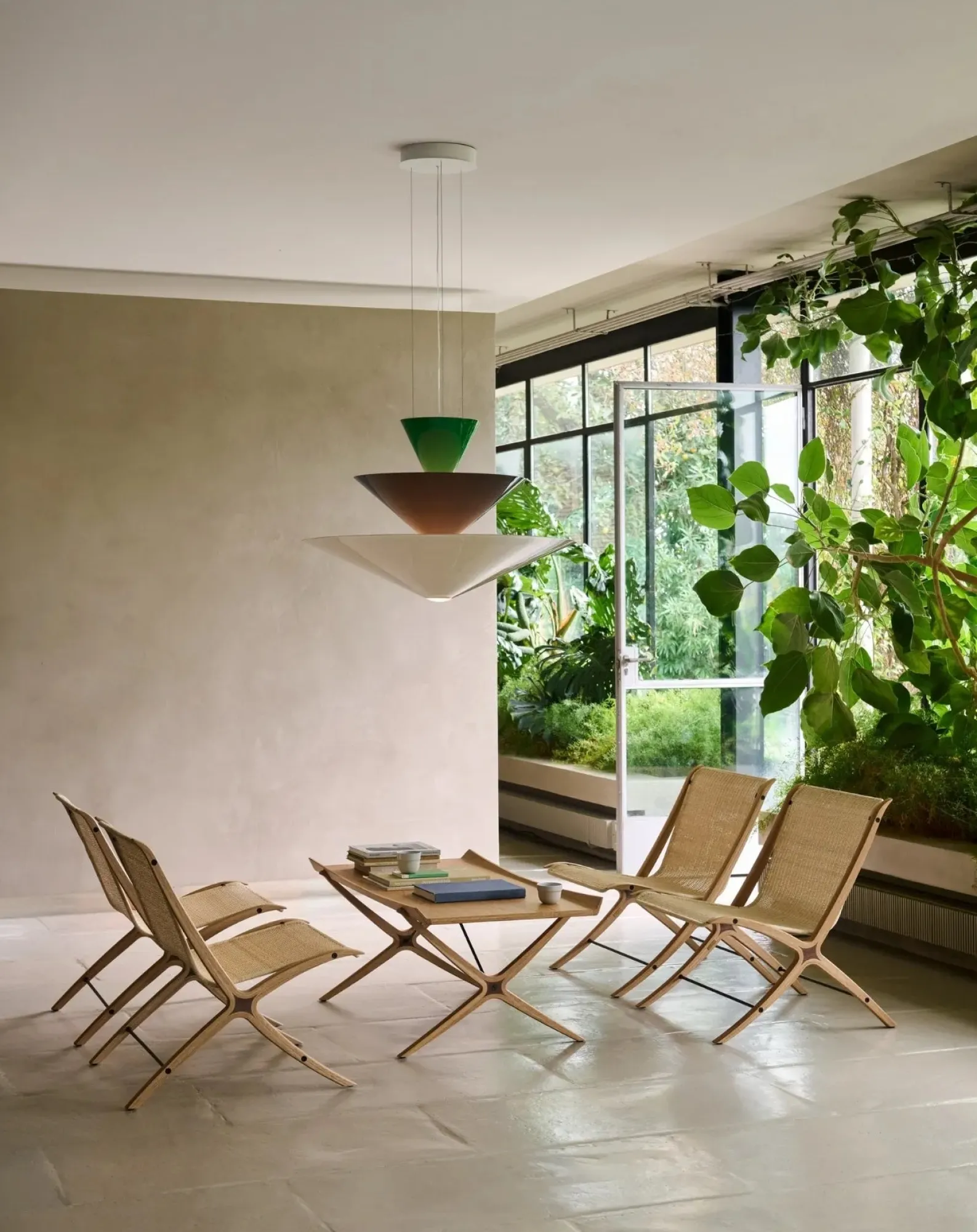& Tradition Suspensions-Gio LN15 suspension lamp, Luca Nichetto Vert